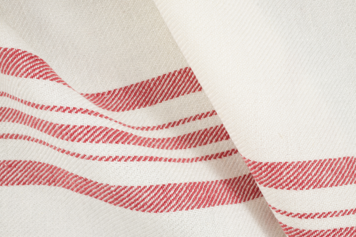 C&C Milano Fabrics | 149783 CASTELLINO TWILL BARRE' MACHE' Off White ...